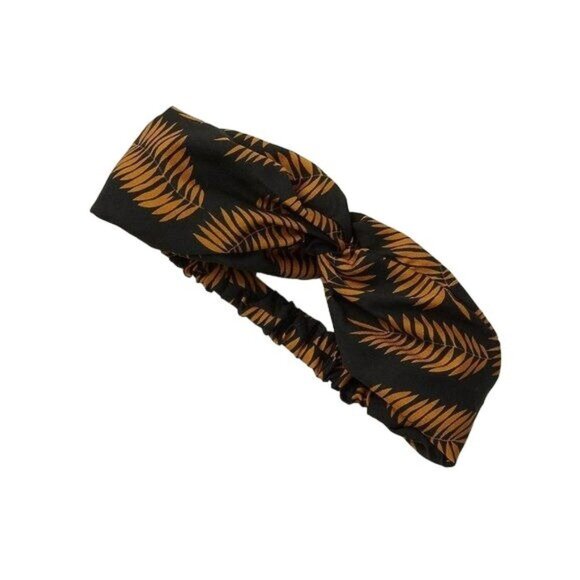 Loft Black Golden Palms Headband - Picture 1 of 4